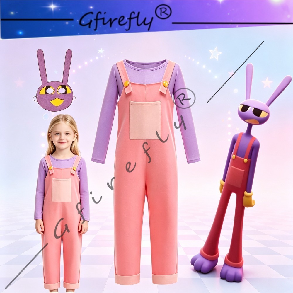 Anime Merchandise For Women - Circus Jax Çocuk Cosplay Kostümü İki