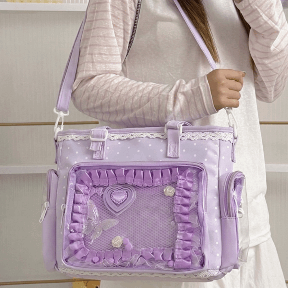 Anime Tote Bag - Sevimli Bale Tarzı Lolita Crossbody Çanta