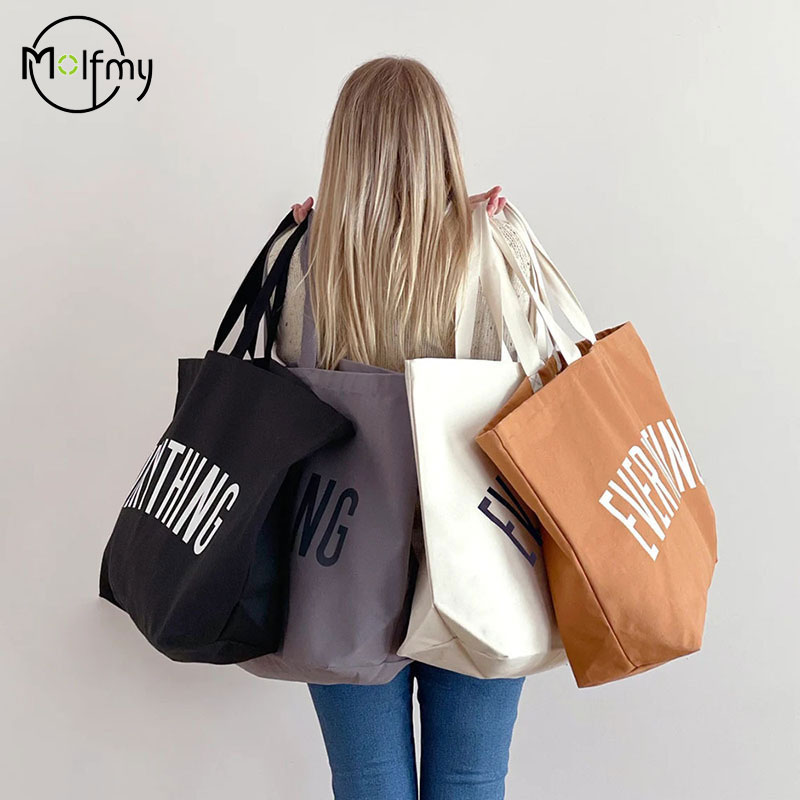 Anime Tote Bag - Büyük Kapasiteli Kanvas Tote Çanta Ekstra