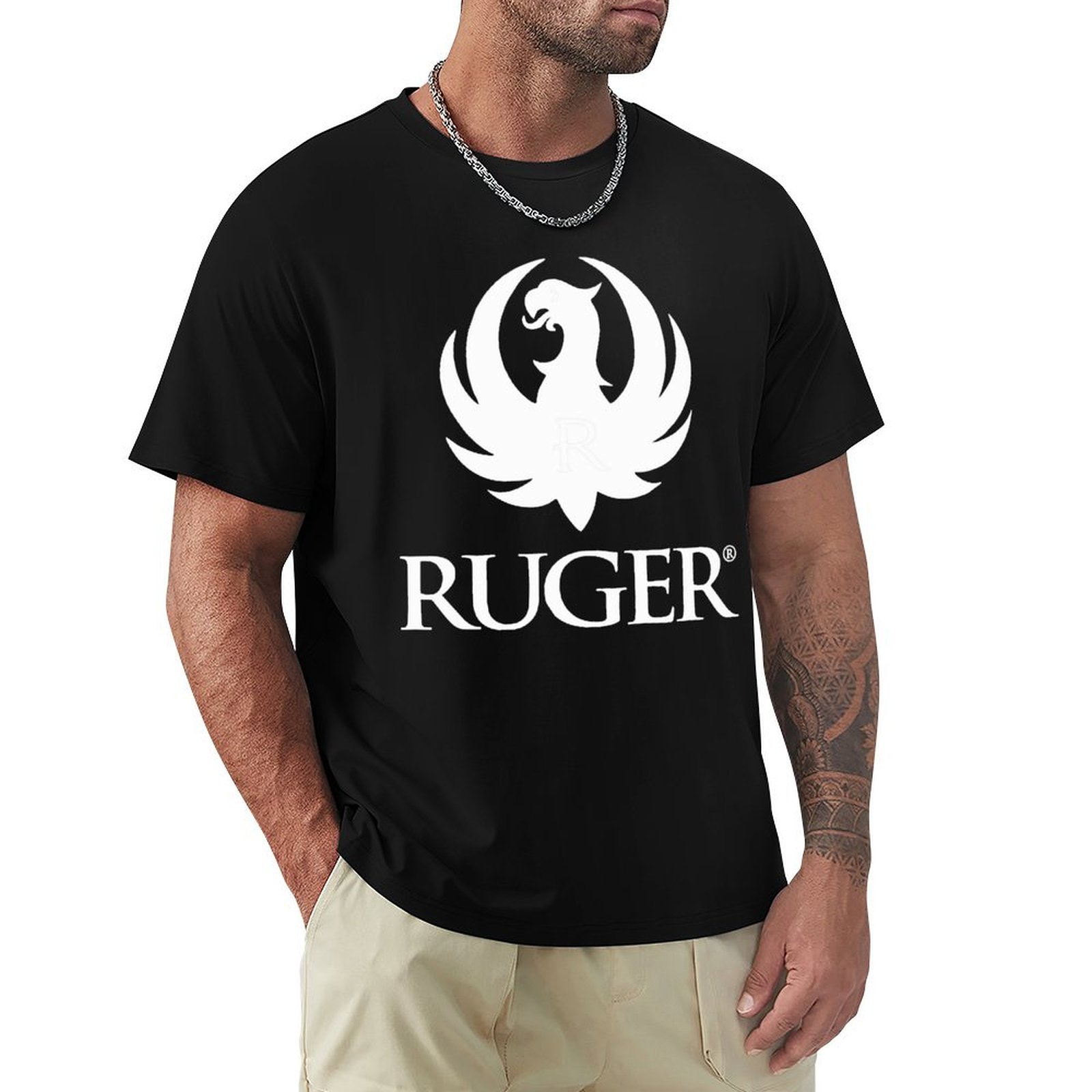 R/Anime Merchandise - R.uger Logolu Ürünler Tişörtü, erkekler için
