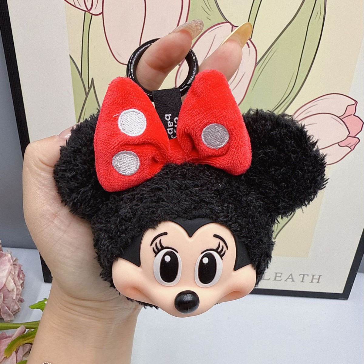 Anime Merchandise Plush Toys - Mickey Minnie Peluş Bebek Anahtarlık Sevimli
