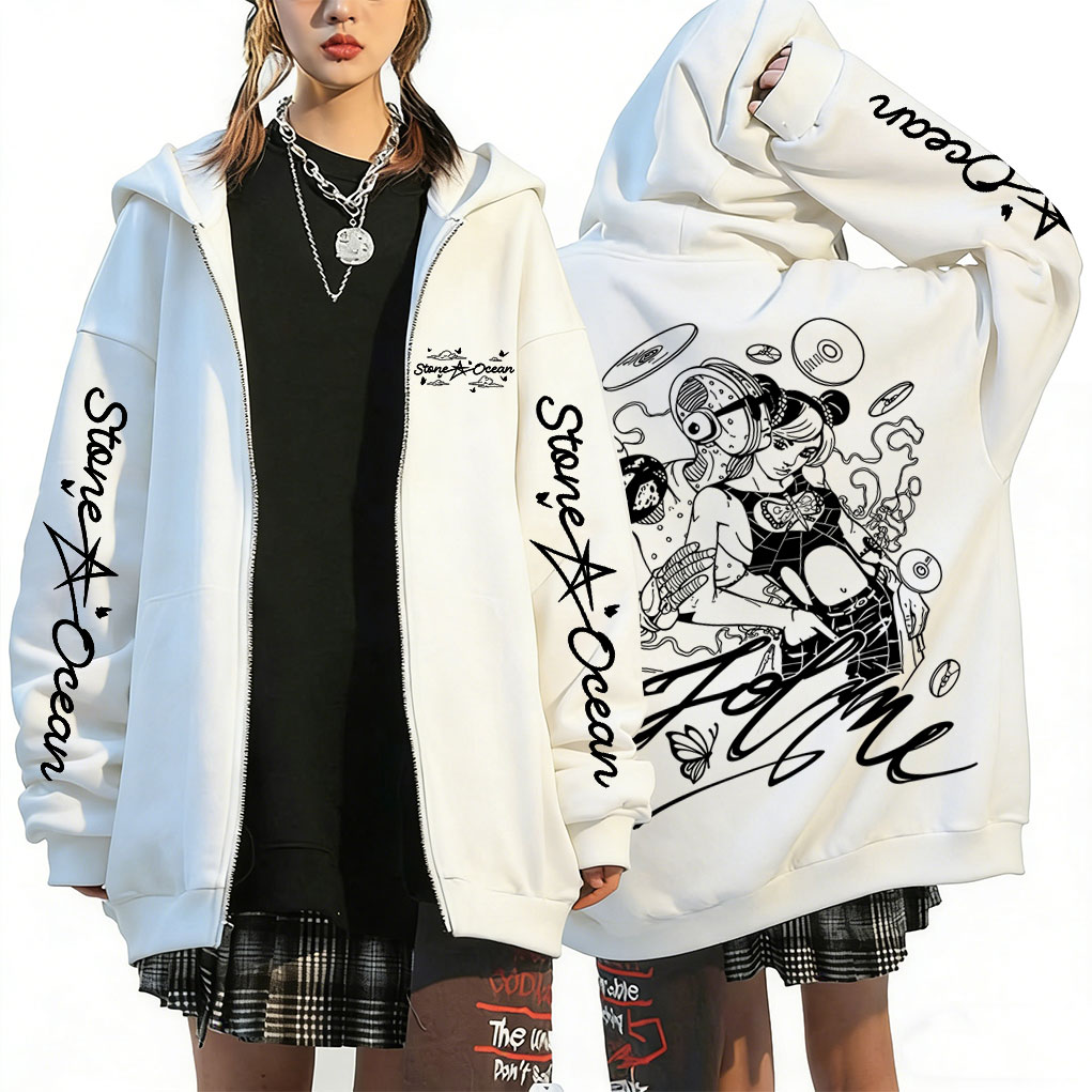 Anime Merch Hoodie - Anime Jojo Tuhaf Macera Jolyne Cujoh