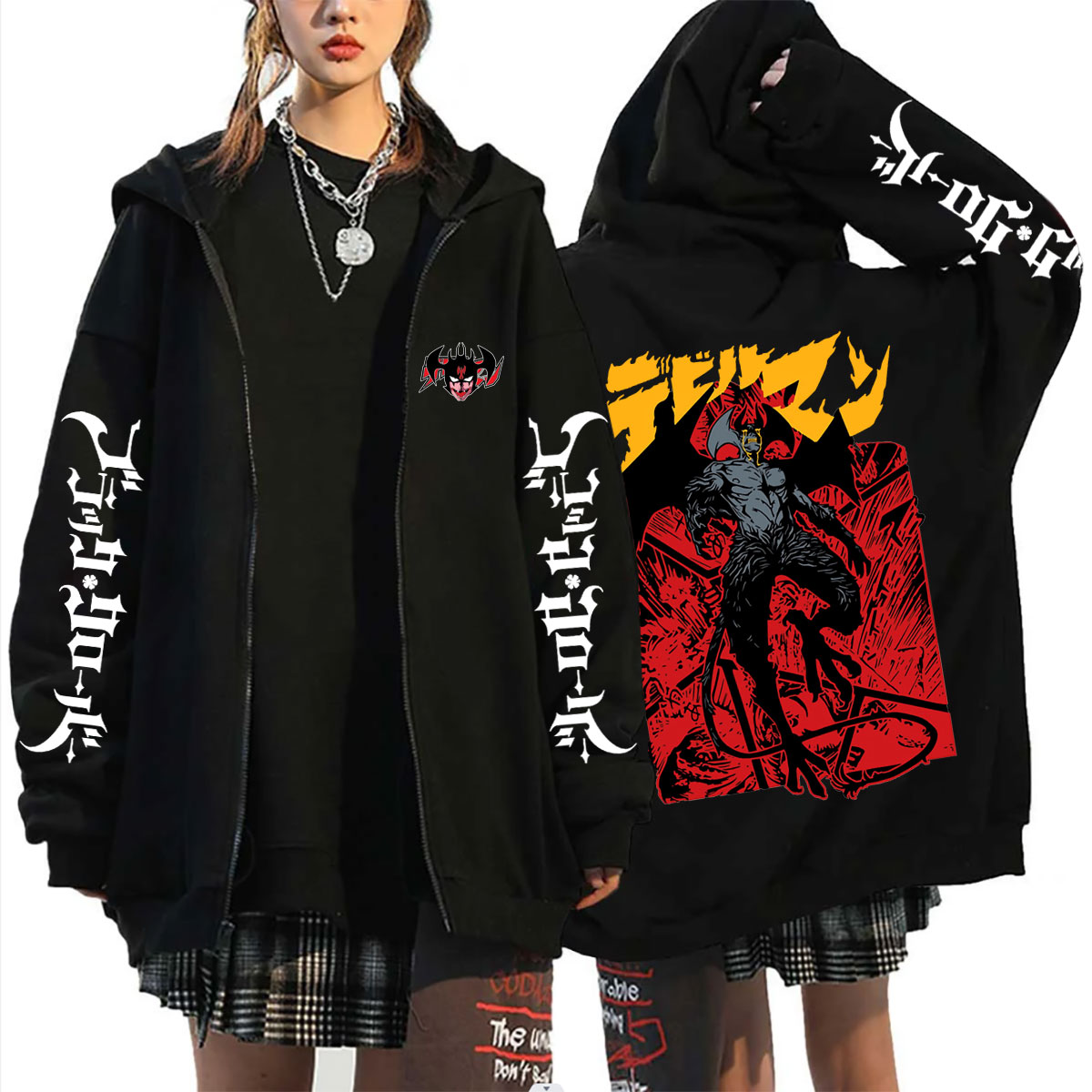Anime Merch Hoodie - Popüler Anime Black Clover Asta Temalı