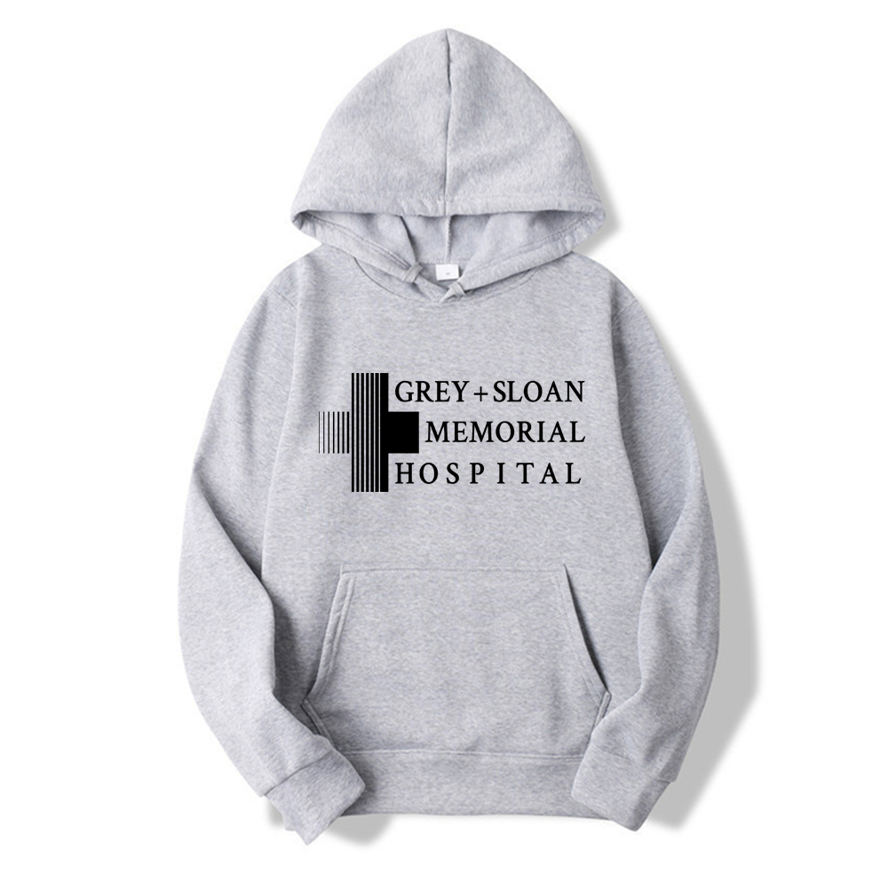 Anime Merch Hoodie - Grey's Anatomy Hoodie Gri Sloan Anıt