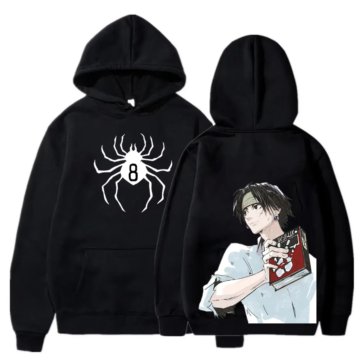 Anime Merch Hoodie - Hunter X Hunter Chrollo Lucilfer Grafikli