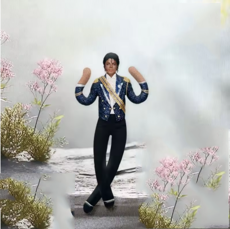 Yeni Stil Michael Jackson Cosp - Anime Merchandise Plush Toys incelemesi ve fiyatı