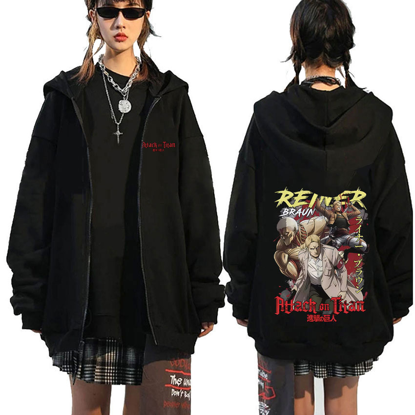 Anime Attack on Titan Reiner B - Anime Merch Hoodie incelemesi ve fiyatı
