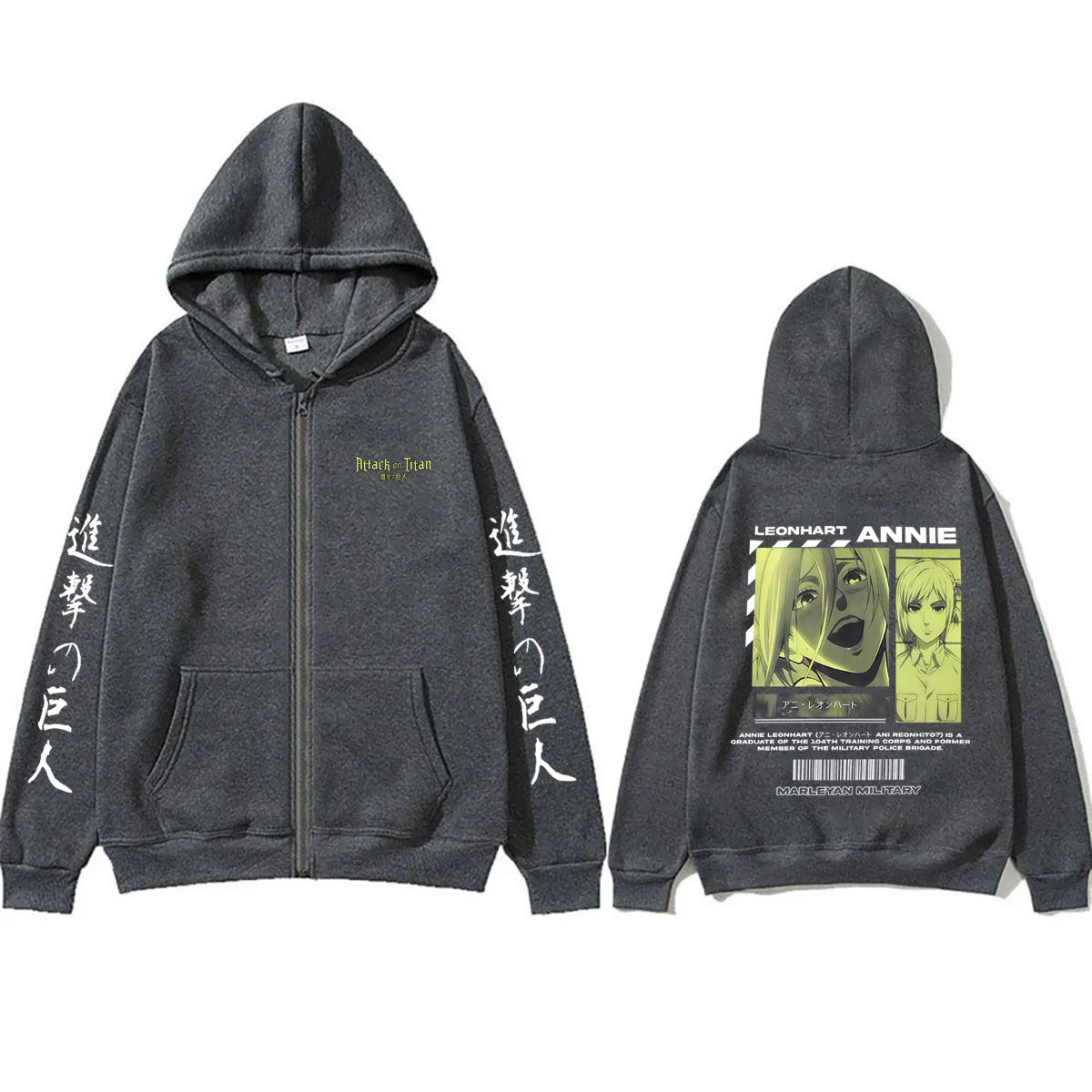 Anime Attack on Titan Annie Le - Anime Merch Hoodie incelemesi ve fiyatı
