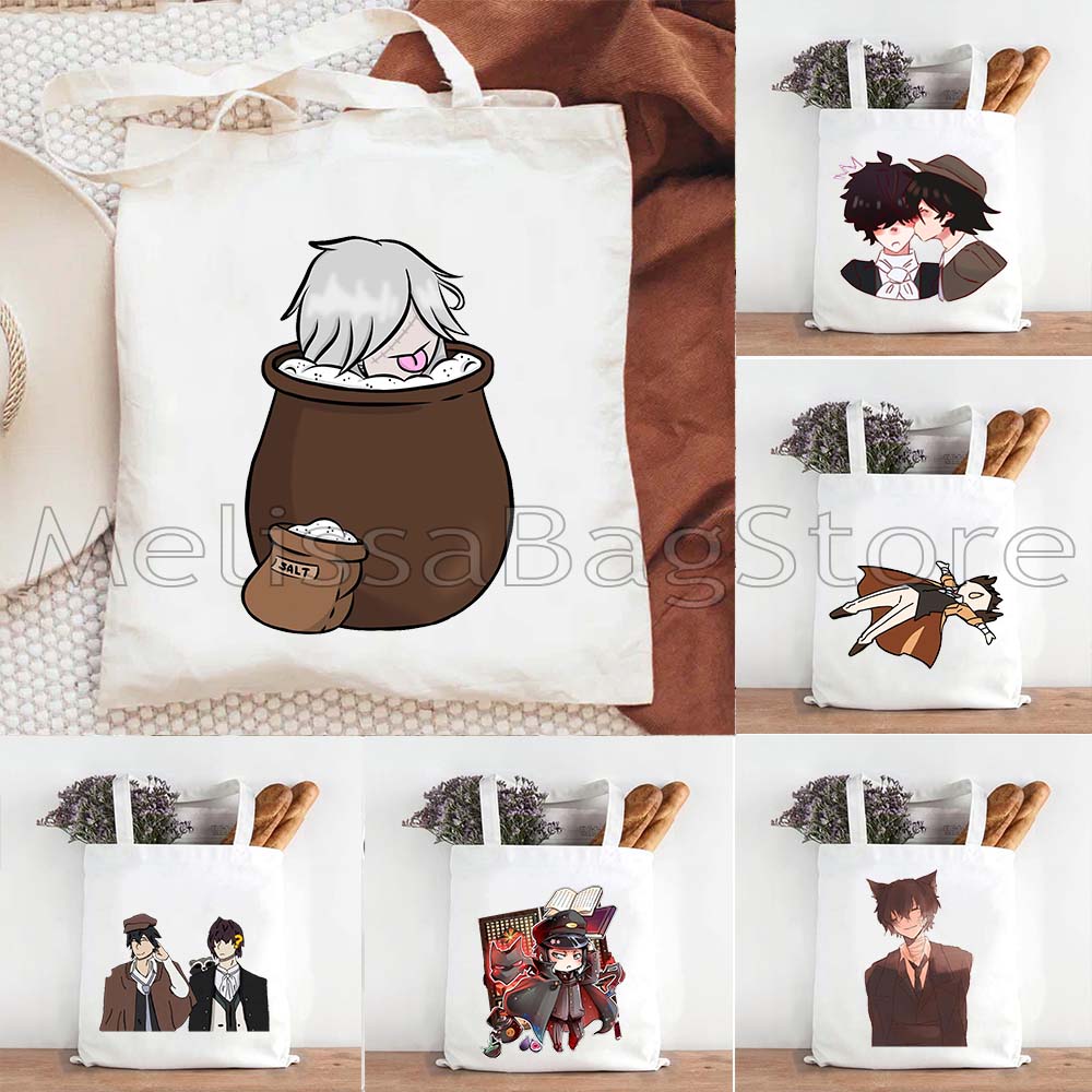 Vintage Bungou Stray Dogs Kenj - Anime Tote Bag incelemesi ve fiyatı