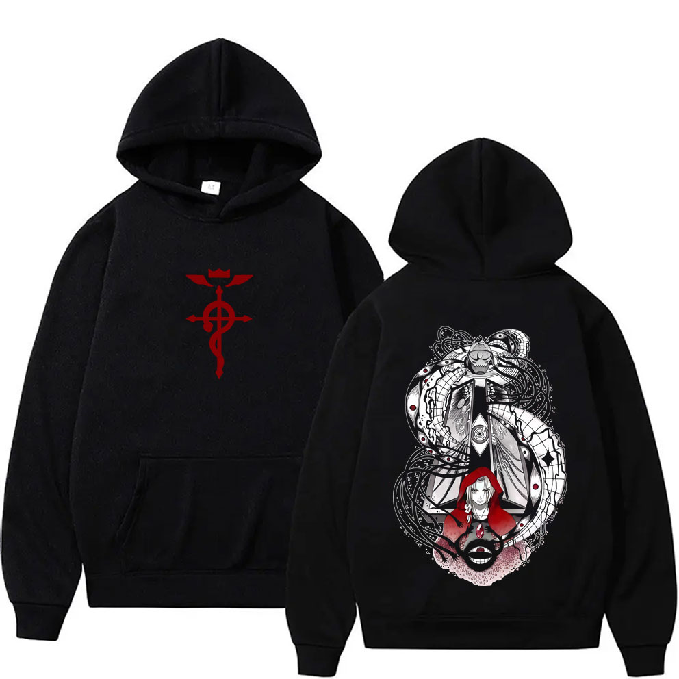 Sıcak Japon Anime Fullmetal Al - Anime Merch Hoodie incelemesi ve fiyatı