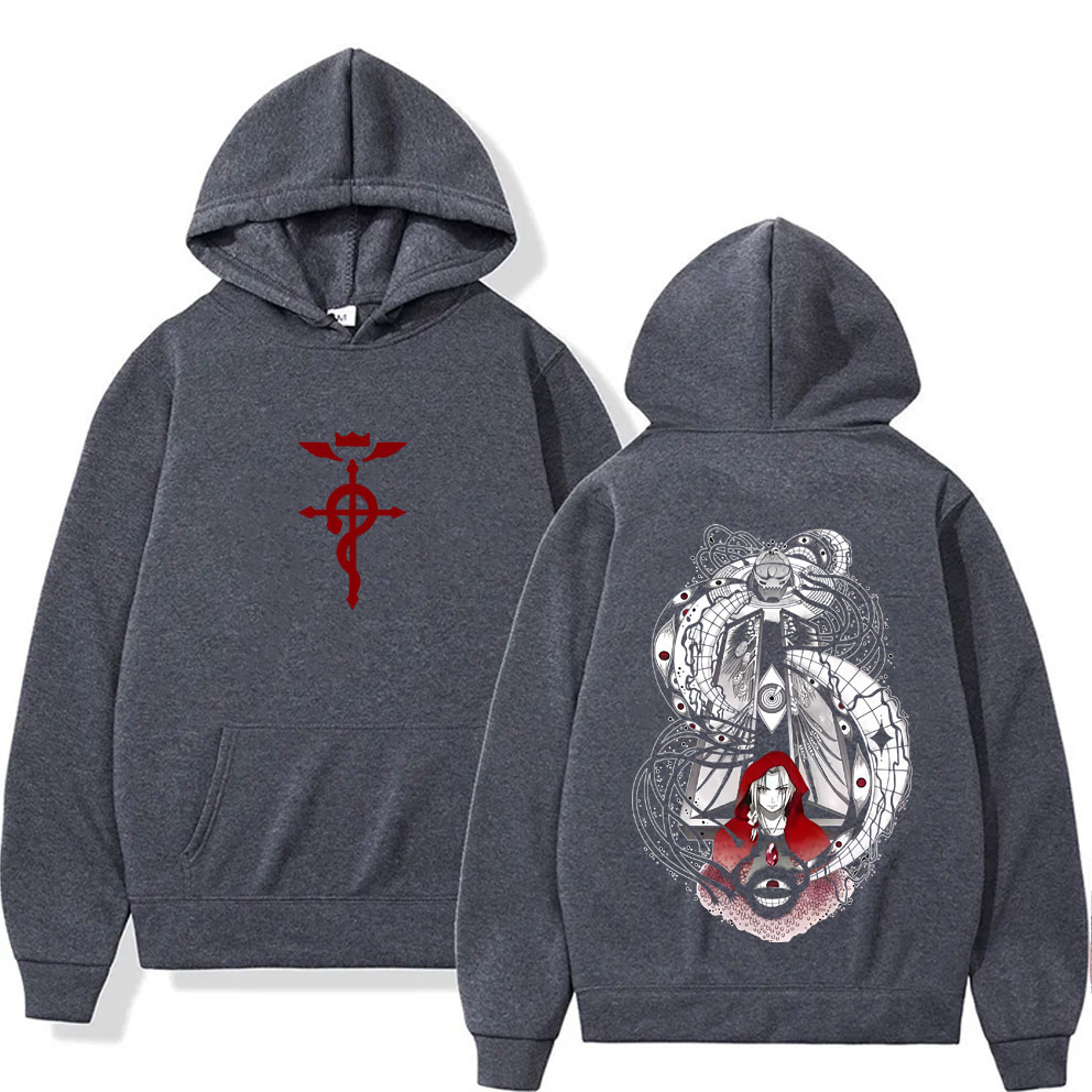 Sıcak Japon Anime Fullmetal Al - Anime Merch Hoodie incelemesi ve fiyatı
